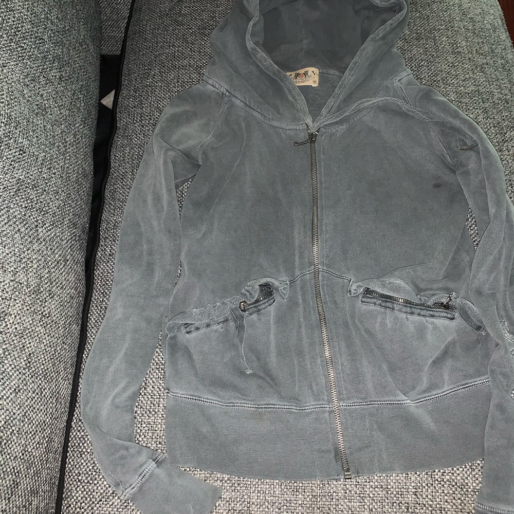 Vintage Juicy Couture Blue/Grey Hoodie